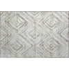 Piper Looms Mayfield Diamonds AMF781 Beige Machine Washable Area Rug Scatter Main Image