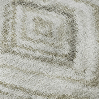 Piper Looms Mayfield Diamonds AMF781 Beige Machine Washable Area Rug Swatch Image