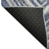 Piper Looms Mayfield Diamonds AMF781 Blue Machine Washable Area Rug Backing Image