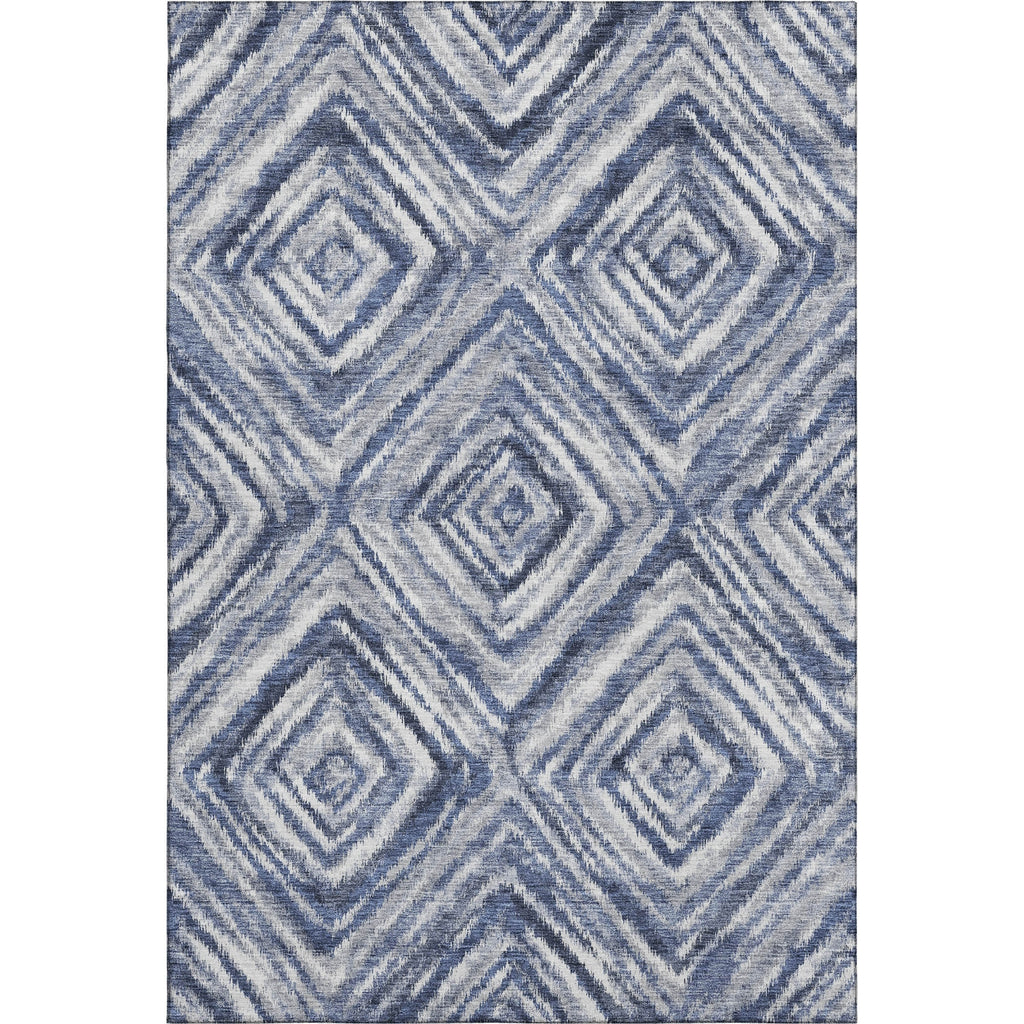 Piper Looms Mayfield Diamonds AMF781 Blue Machine Washable Area Rug main image