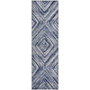 Piper Looms Mayfield Diamonds AMF781 Blue Machine Washable Area Rug Runner Main Image