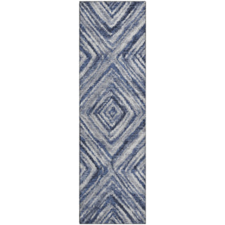 Piper Looms Mayfield Diamonds AMF781 Blue Machine Washable Area Rug Runner Main Image