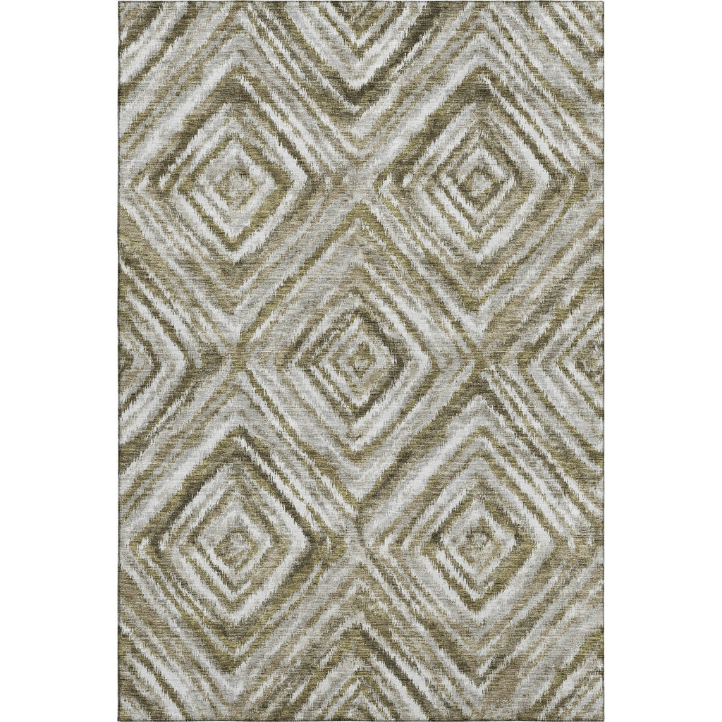 Piper Looms Mayfield Diamonds AMF781 Brown Machine Washable Area Rug main image