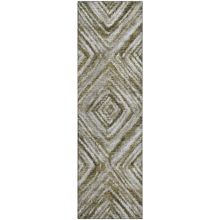 Piper Looms Mayfield Diamonds AMF781 Brown Machine Washable Area Rug Runner Main Image
