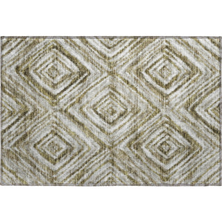 Piper Looms Mayfield Diamonds AMF781 Brown Machine Washable Area Rug Scatter Main Image