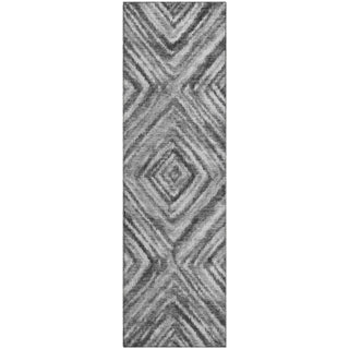 Piper Looms Mayfield Diamonds AMF781 Gray Machine Washable Area Rug Runner Main Image