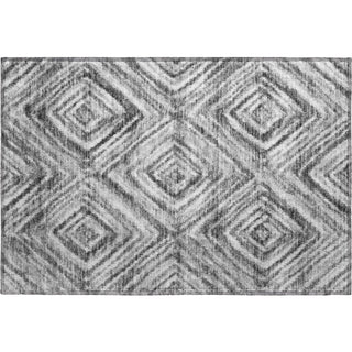 Piper Looms Mayfield Diamonds AMF781 Gray Machine Washable Area Rug Scatter Main Image
