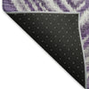 Piper Looms Mayfield Diamonds AMF781 Purple Machine Washable Area Rug Backing Image