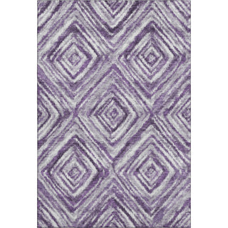 Piper Looms Mayfield Diamonds AMF781 Purple Machine Washable Area Rug main image