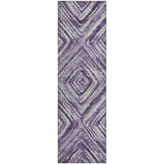 Piper Looms Mayfield Diamonds AMF781 Purple Machine Washable Area Rug Runner Main Image
