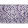 Piper Looms Mayfield Diamonds AMF781 Purple Machine Washable Area Rug Scatter Main Image