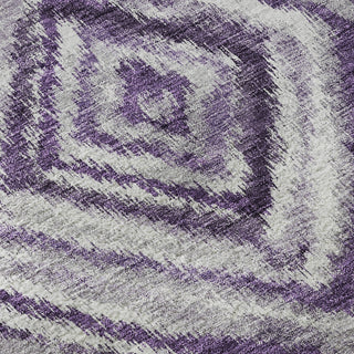 Piper Looms Mayfield Diamonds AMF781 Purple Machine Washable Area Rug Swatch Image
