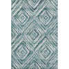 Piper Looms Mayfield Diamonds AMF781 Teal Machine Washable Area Rug main image