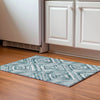 Piper Looms Mayfield Diamonds AMF781 Teal Machine Washable Area Rug Scatter Lifestyle Image Feature