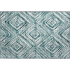 Piper Looms Mayfield Diamonds AMF781 Teal Machine Washable Area Rug Scatter Main Image