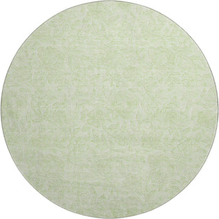 Piper Looms Mayfield Floral AMF782 Aloe Machine Washable Area Rug Round Main Image