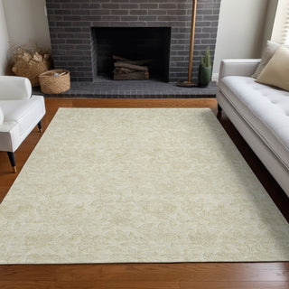 Piper Looms Mayfield Floral AMF782 Ivory Machine Washable Area Rug Lifestyle Image Feature