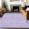 Piper Looms Mayfield Floral AMF782 Lilac Machine Washable Area Rug Lifestyle Image Feature