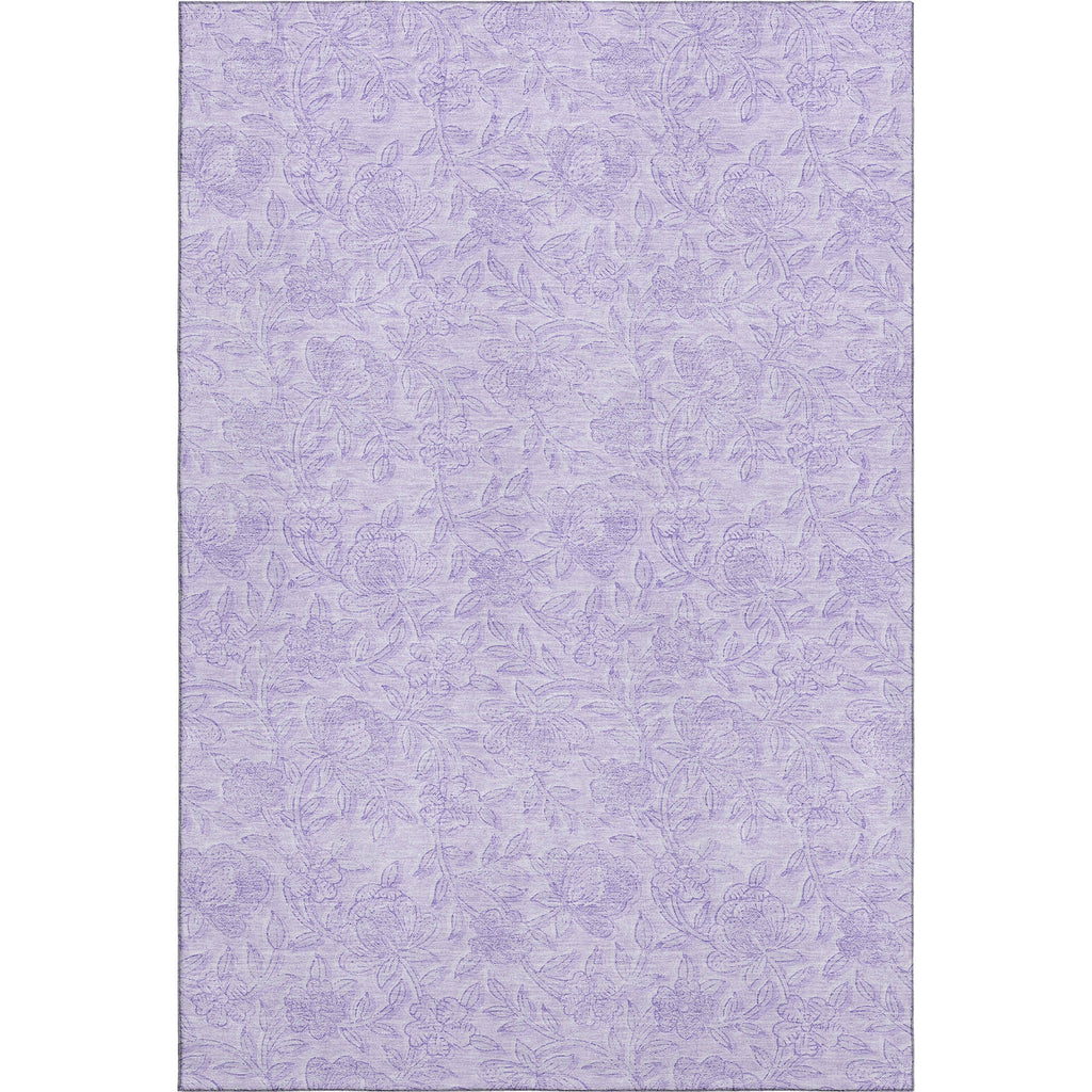 Piper Looms Mayfield Floral AMF782 Lilac Machine Washable Area Rug main image