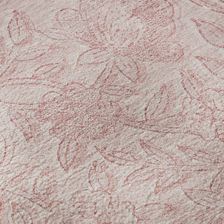 Piper Looms Mayfield Floral AMF782 Pink Machine Washable Area Rug Swatch Image