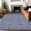 Piper Looms Mayfield Medallions AMF783 Blue Machine Washable Area Rug Lifestyle Image Feature
