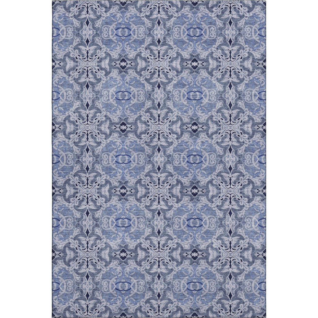 Piper Looms Mayfield Medallions AMF783 Blue Machine Washable Area Rug main image