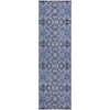 Piper Looms Mayfield Medallions AMF783 Blue Machine Washable Area Rug Runner Main Image