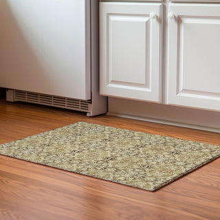 Piper Looms Mayfield Medallions AMF783 Brown Machine Washable Area Rug Scatter Lifestyle Image Feature