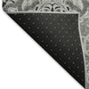 Piper Looms Mayfield Medallions AMF783 Gray Machine Washable Area Rug Backing Image