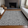 Piper Looms Mayfield Medallions AMF783 Gray Machine Washable Area Rug Lifestyle Image Feature