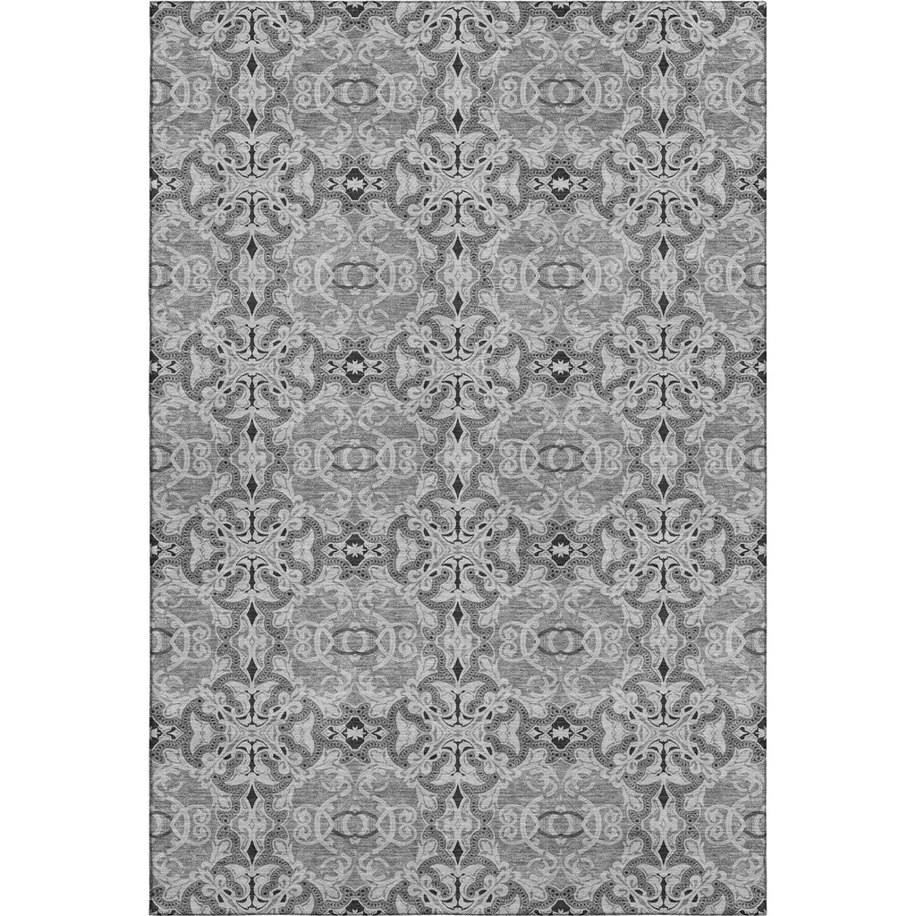 Piper Looms Mayfield Medallions AMF783 Gray Machine Washable Area Rug main image