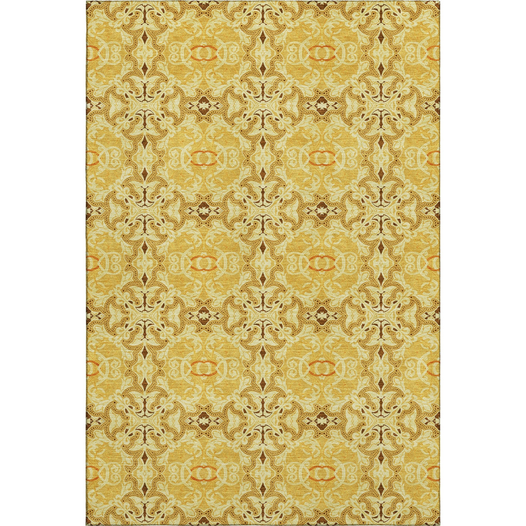 Piper Looms Mayfield Medallions AMF783 Orange Machine Washable Area Rug main image