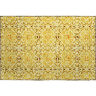 Piper Looms Mayfield Medallions AMF783 Orange Machine Washable Area Rug Scatter Main Image