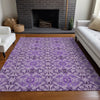 Piper Looms Mayfield Medallions AMF783 Purple Machine Washable Area Rug Lifestyle Image Feature