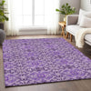 Piper Looms Mayfield Medallions AMF783 Purple Machine Washable Area Rug Lifestyle Image Feature