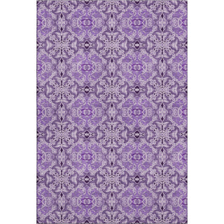 Piper Looms Mayfield Medallions AMF783 Purple Machine Washable Area Rug main image
