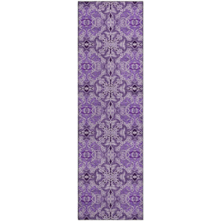 Piper Looms Mayfield Medallions AMF783 Purple Machine Washable Area Rug Runner Main Image