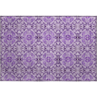Piper Looms Mayfield Medallions AMF783 Purple Machine Washable Area Rug Scatter Main Image