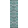 Piper Looms Mayfield Medallions AMF783 Teal Machine Washable Area Rug Runner Main Image