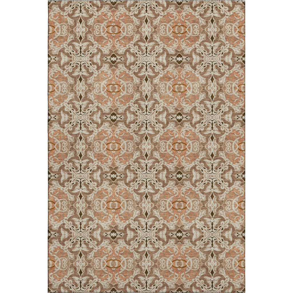 Piper Looms Mayfield Medallions AMF783 Terracotta Machine Washable Area Rug main image