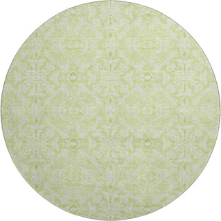 Piper Looms Mayfield Medallions AMF784 Aloe Machine Washable Area Rug Round Main Image