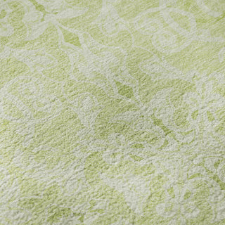 Piper Looms Mayfield Medallions AMF784 Aloe Machine Washable Area Rug Swatch Image