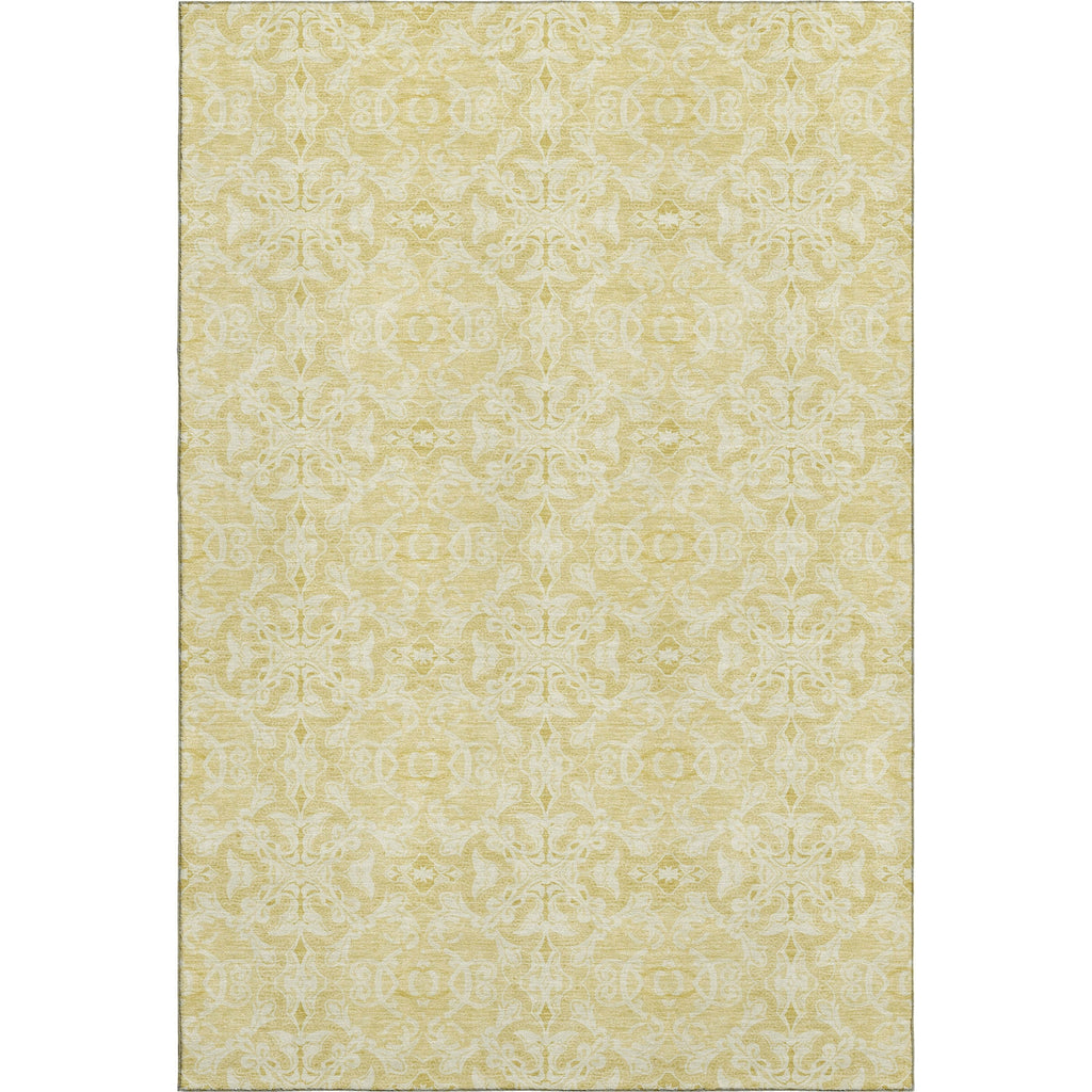 Piper Looms Mayfield Medallions AMF784 Gold Machine Washable Area Rug main image
