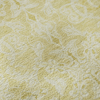 Piper Looms Mayfield Medallions AMF784 Gold Machine Washable Area Rug Swatch Image