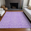 Piper Looms Mayfield Medallions AMF784 Lavender Machine Washable Area Rug Lifestyle Image Feature