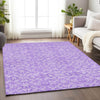 Piper Looms Mayfield Medallions AMF784 Lavender Machine Washable Area Rug Lifestyle Image Feature