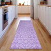 Piper Looms Mayfield Medallions AMF784 Lavender Machine Washable Area Rug Runner Lifestyle Image Feature