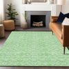 Piper Looms Mayfield Medallions AMF784 Lime Machine Washable Area Rug Lifestyle Image Feature