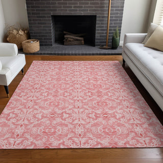 Piper Looms Mayfield Medallions AMF784 Pink Machine Washable Area Rug Lifestyle Image Feature