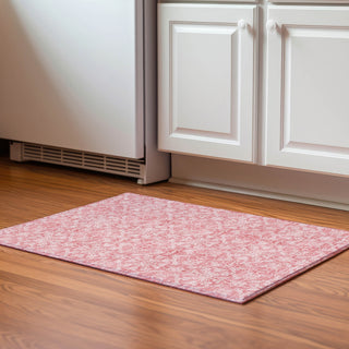 Piper Looms Mayfield Medallions AMF784 Pink Machine Washable Area Rug Scatter Lifestyle Image Feature